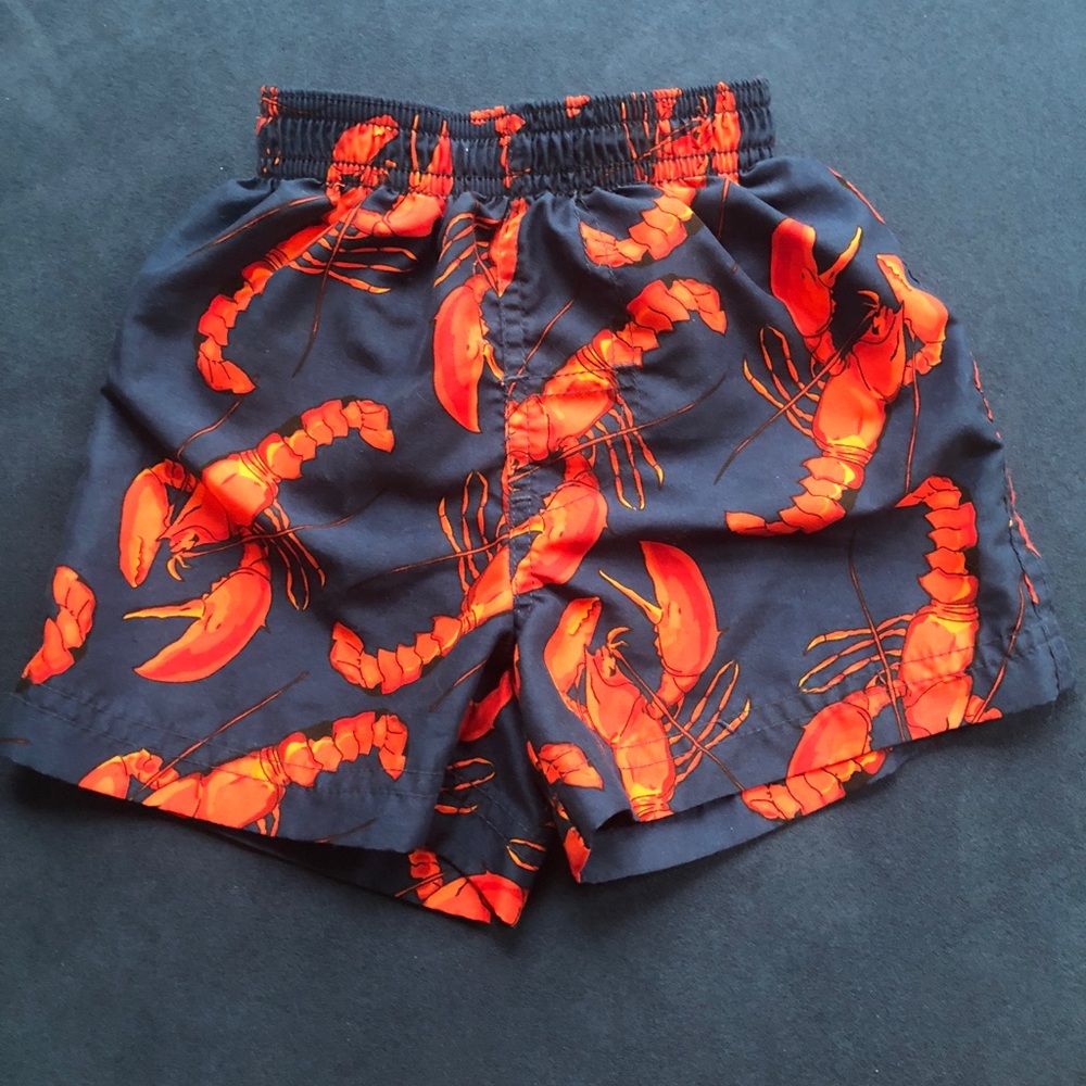 Lobster swim trunks